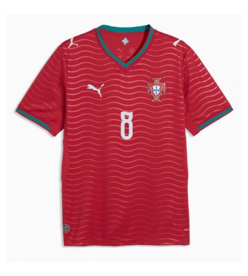 Portugal Bruno Fernandes #8 Hjemmebanetrøje VM 2026 Kortærmet